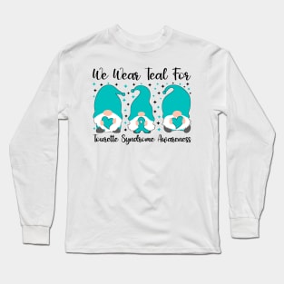 We Wear Teal For Tourette Syndrome Awareness Long Sleeve T-Shirt